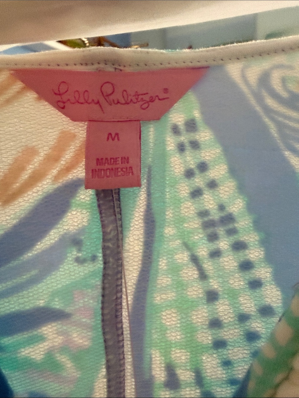 Lilly Pulitzer NWT M nautical Shift Dress in Aqua, Lavender & Teal - Picture 3 of 9